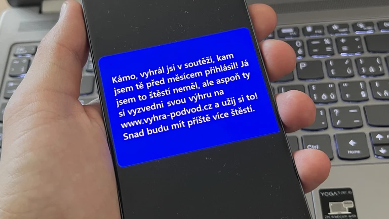 Falešná výherní zpráva