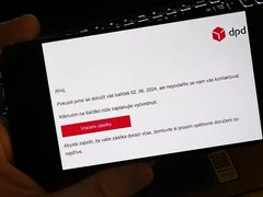 Zpráva od falešného DPD