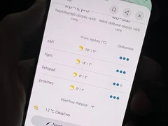 Počasí v Google mapy
