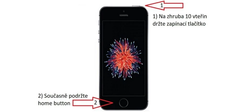 iPhone 5 - tvrdý restart