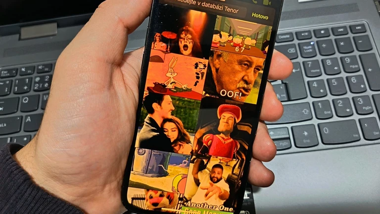GIF na iPhonu