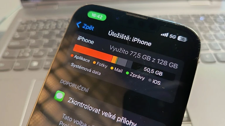 Využití interního úložiště iPhonu