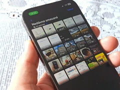 iPhone, nedávno smazané fotografie