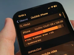 Přeplněné úložiště iPhonu