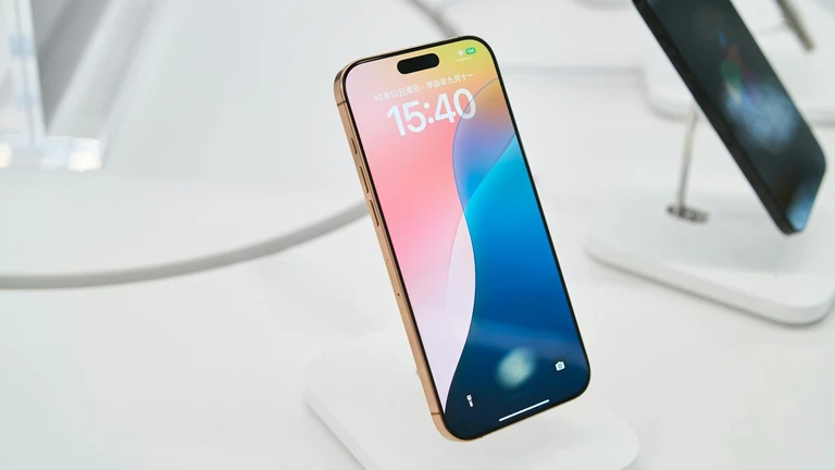 iPhone na výstavě