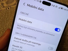 Mobilní data v telefonu s OS Android