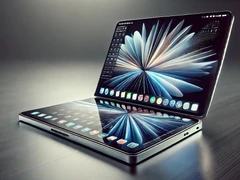Skládací MacBook, render