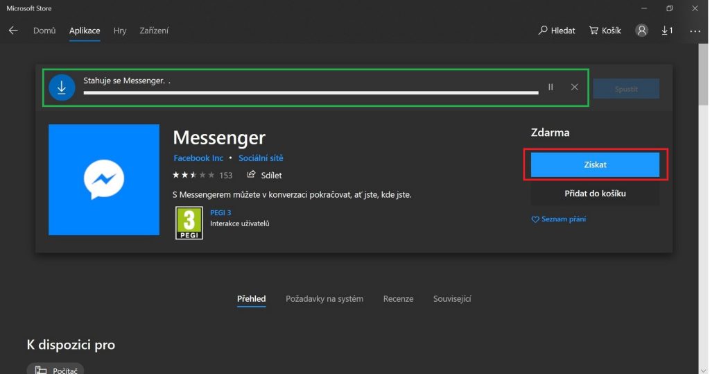 Messenger - Windows - stahování