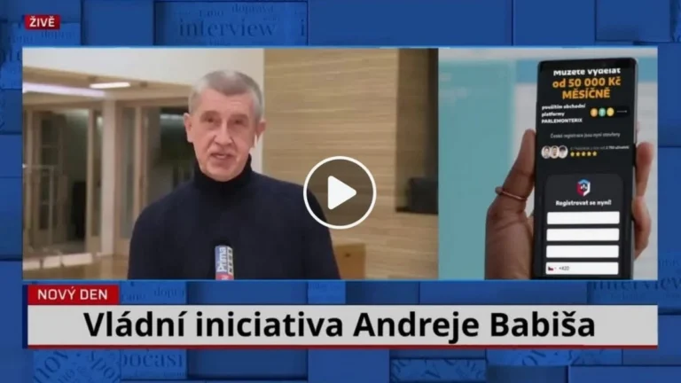 Falešná reklama s Andrejem Babišem