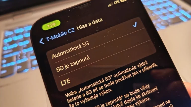 Nastavíte-li na iPhonu, zda se má vždy připojovat k 5G síti, nebo preferovat LTE, snížíte tím vybíjení baterie