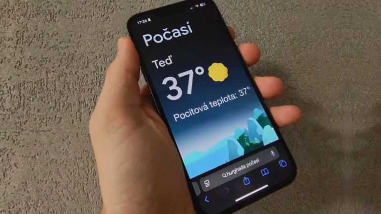 Vysoká teplota iPhonu