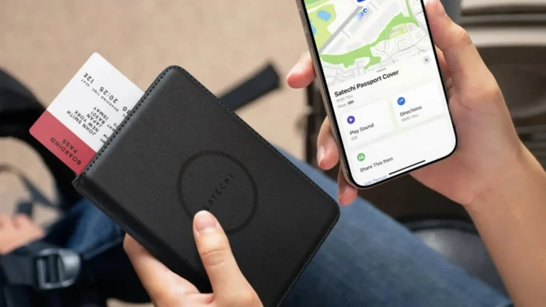 Cestovní pouzdro na doklady s lokátorem pro Najít