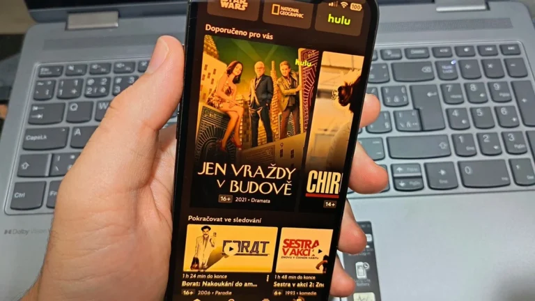 Sledování filmů na telefonu