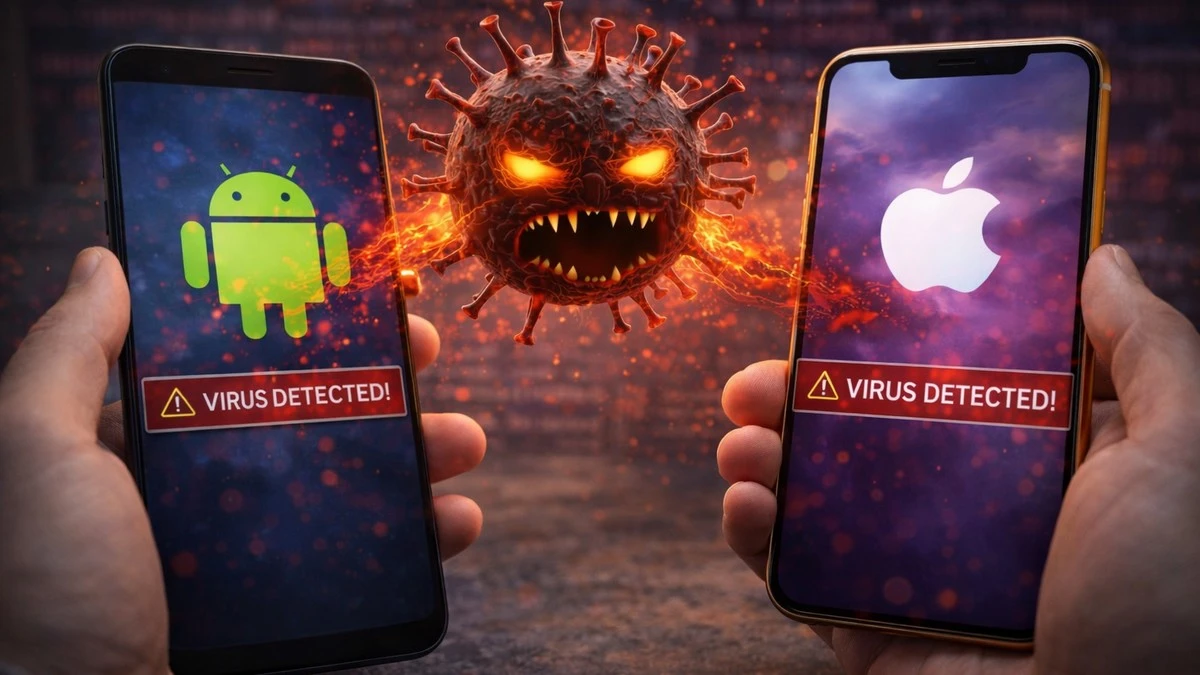Android a iOS sužuje společný virus. Je extrémně destruktivní, krade peníze i veškeré soukromí