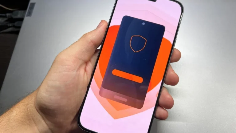 Antivirus Avast na mobilním telefonu