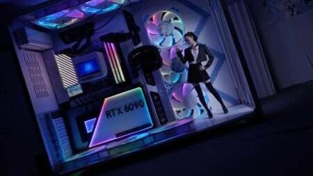 Naprostá šílenost: youtuber postavil PC tak velký, že se do něj vejde člověk i se stolem. Chladit ho musí výkonná klimatizace pro byt