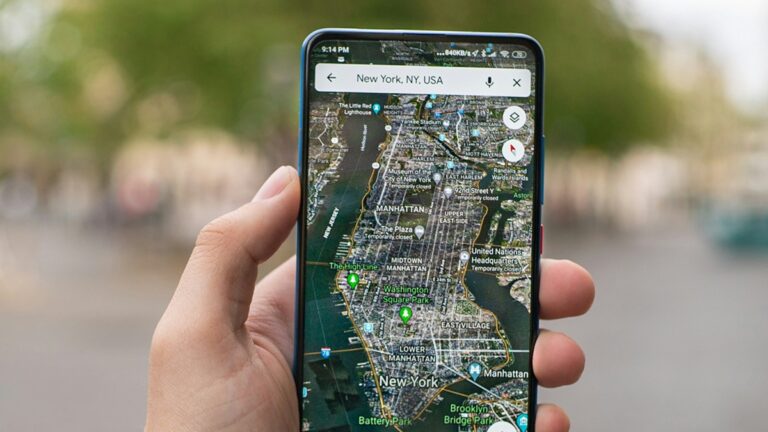 Telefon, mapa