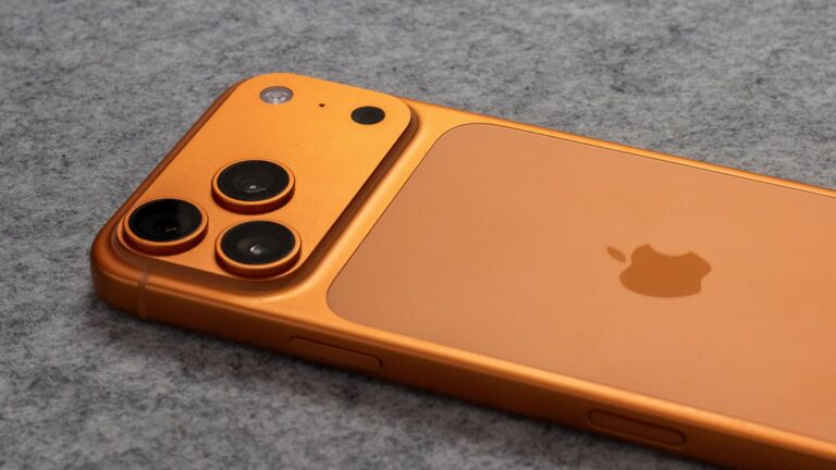 Oranžový iPhone