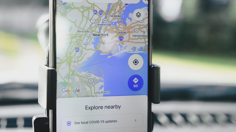 Telefon, mapa