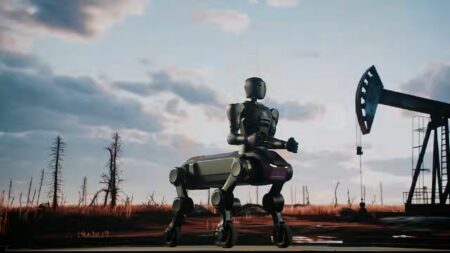 Čínský robot-kentaur unese 210 kg a vjede do hořící budovy místo hasičů. Má pracovat tam, kam se člověk nedostane