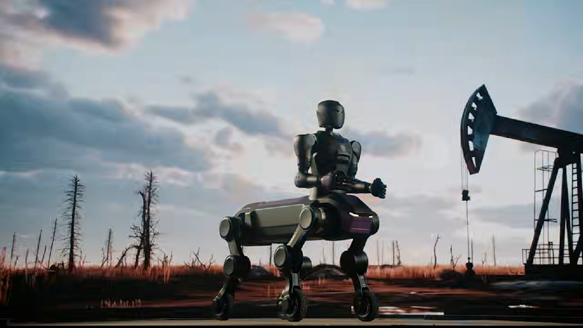 Čínský robot-kentaur unese 210 kg a vjede do hořící budovy místo hasičů. Má pracovat tam, kam se člověk nedostane