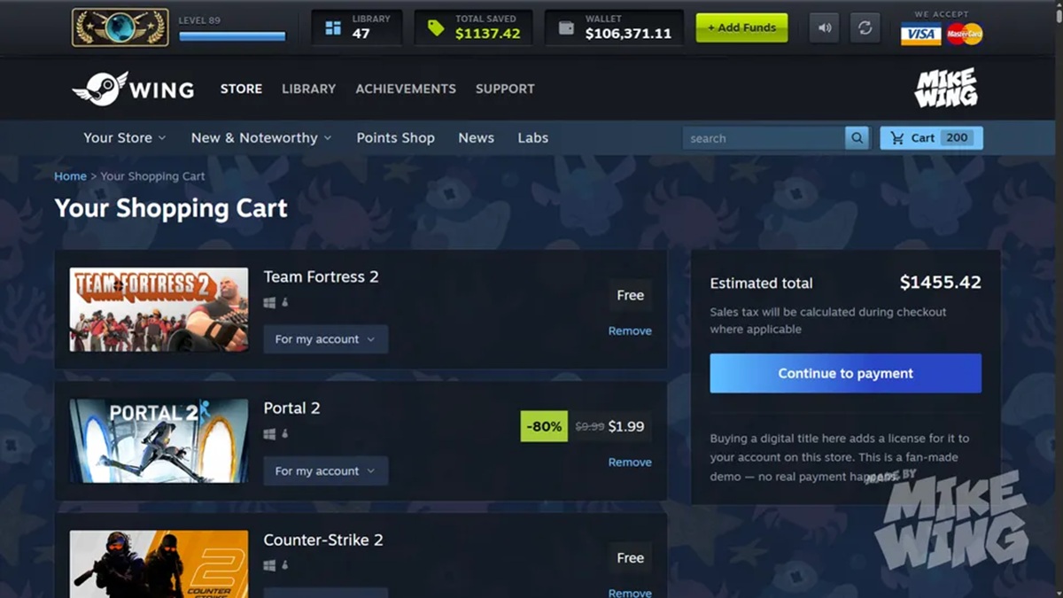 Programátor vytvořil falešný Steam, kde si nakoupíte hry za miliony a nezaplatíte ani korunu. Je to návykové