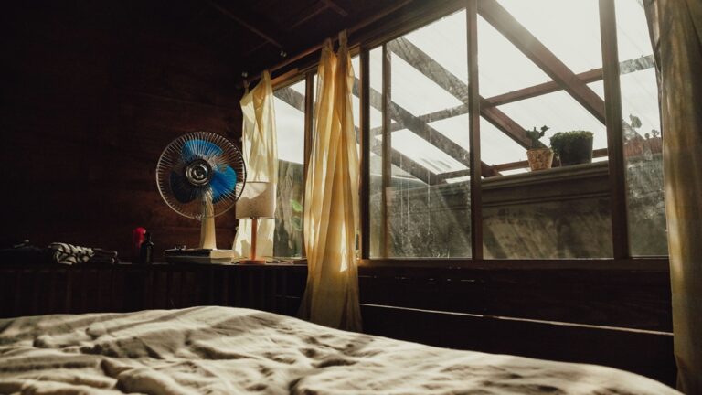 Ventilátor v ložnici, chlazení