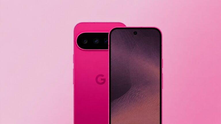Android, Google telefon Pixel 11, růžový