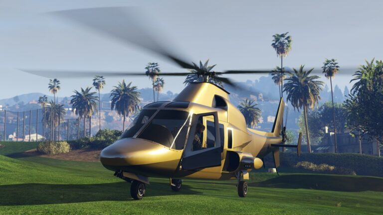 GTA V, hra, vrtulník
