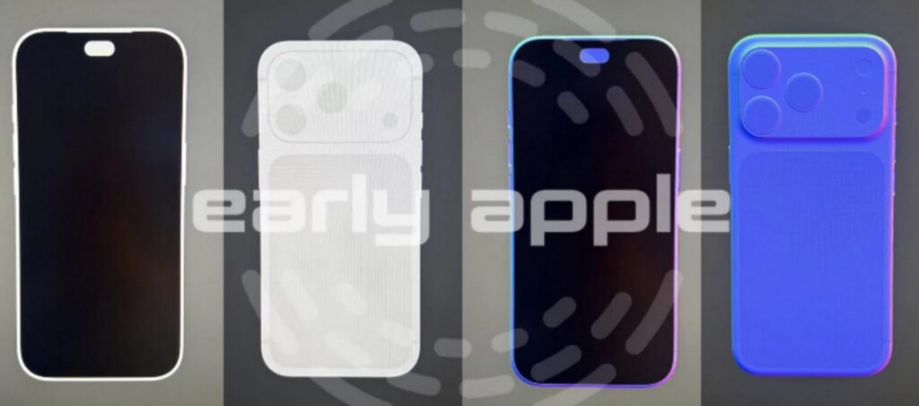 CAD nákres iPhonu 18