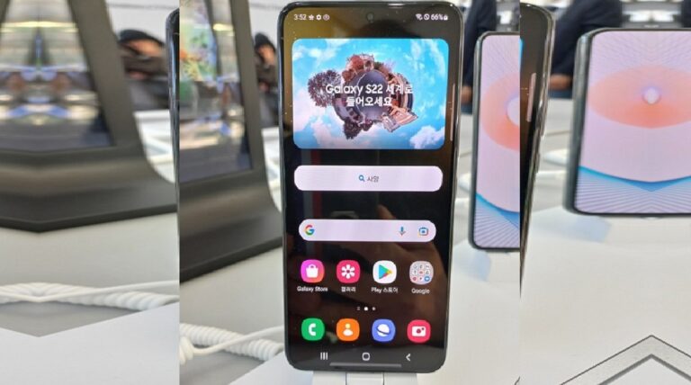 Smartphone Samsung v obchodě