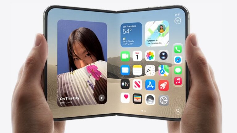 Apple iPhone Duo, skládací telefon