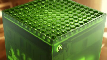 Microsoft odhalil speciální Xbox Series X s průhledným tělem a zelenou z roku 2001. Bude jen v omezeném počtu kusů