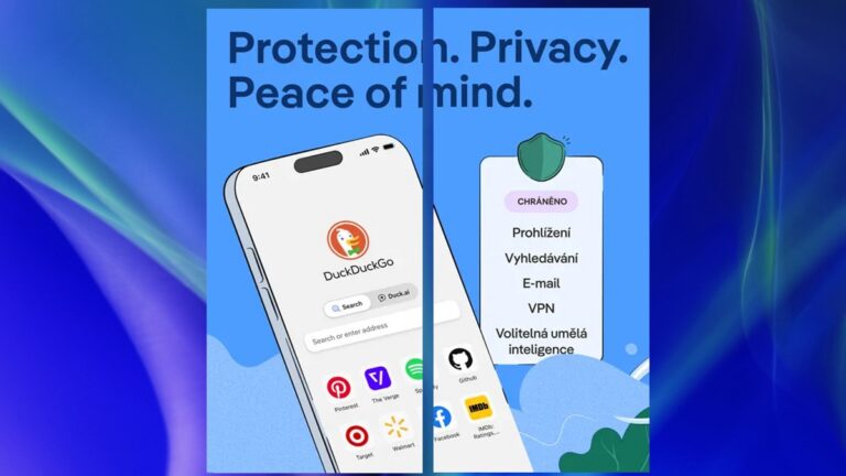 Prohlížeč DuckDuckGo, telefon