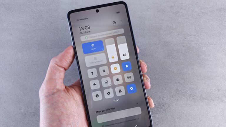 Telefon Android rozhraní, nastavení