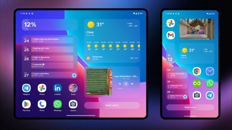 Android launcher, Pixel telefon