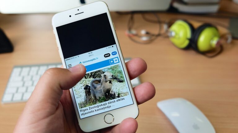 iPhone 6, mód „jedna ruka“